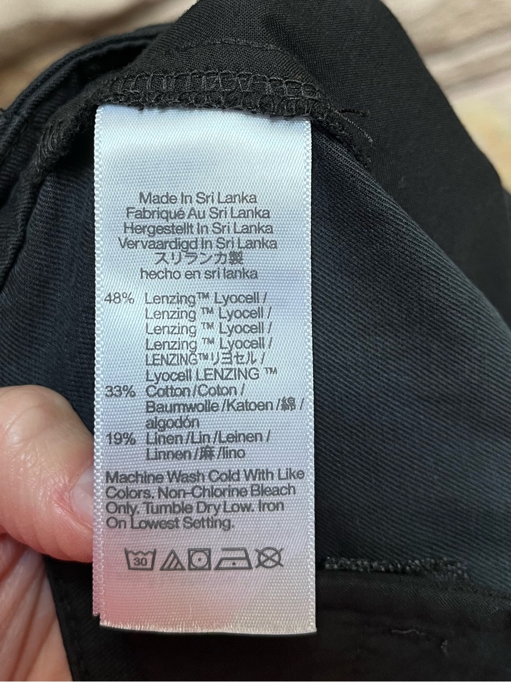 Madewell Harlow Wide Leg Pants Black Size 6 NWT - Picture 8 of 15